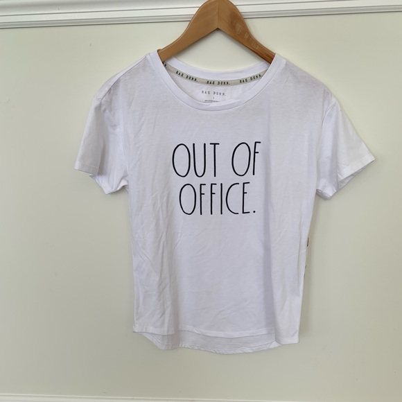 Rae Dunn TShirt “out of the office” Size Small NWT - Picture 1 of 5